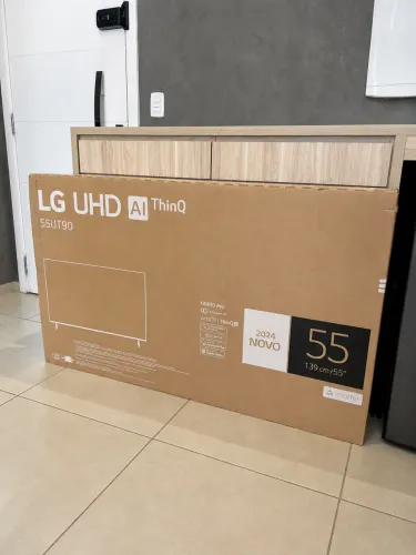 Smart TV 4K LG UHD 55? 55UT9050 - Nova/Lacrada