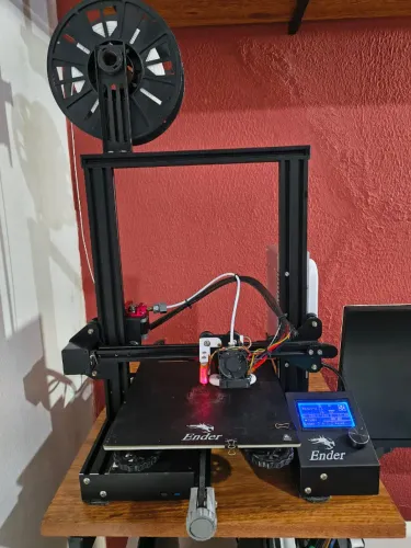 Impressora 3D Ender 3 customizada + 3D Touch + acessórios