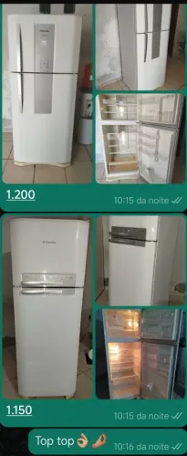 Vendo duas geladeiras Frost Free top top