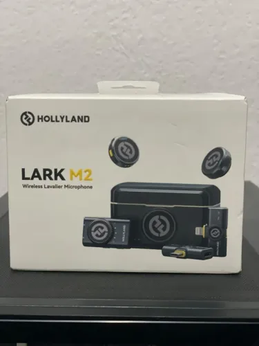  Microfone Lapela Sem Fio Duplo Hollyland Lark M2 Combo