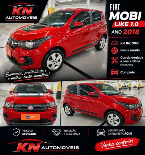 Fiat Mobi Like 1.0 Fire Flex 5P. 2018