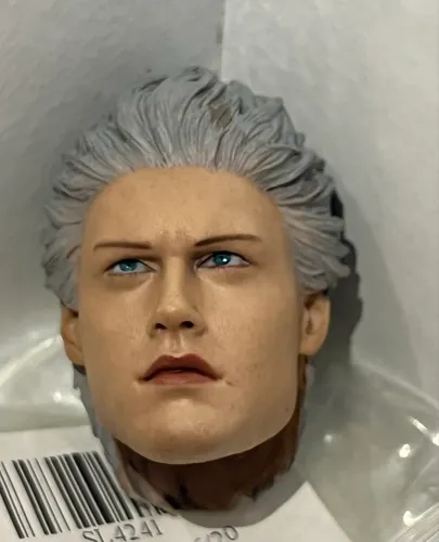 Vergil 1/6 head sculpt Peça para Custom Devil May Cry