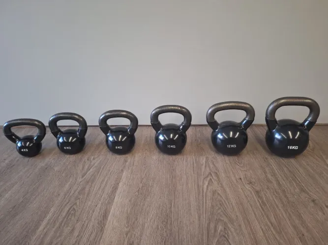 Kit 6 Kettlebells Athletic