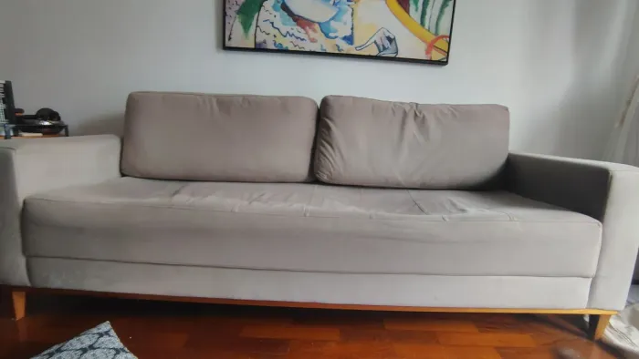 Sofá Suede de 4 lugares