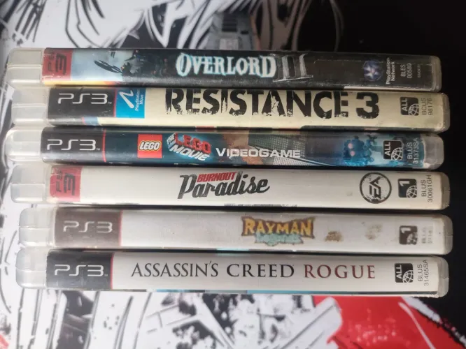 Lote de jogos de ps3