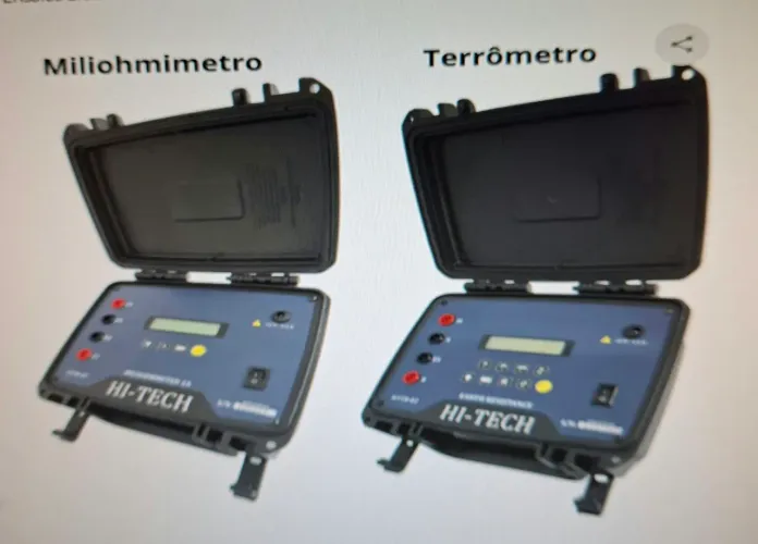 Kit SPDA - Miliohmimetro e termômetro HI-TECH
