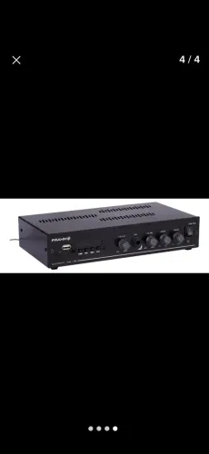 Amplificador Receiver de Som Ambiente Frahm Slim 1000 G5 Preto
