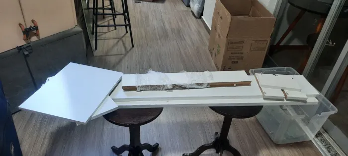 Conjunto de prateleiras suspensa