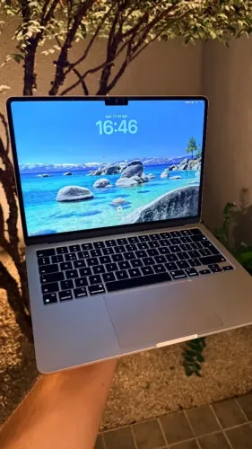 MacBook M3 Air 16GB 256GB - Bateria 100% - 4 Meses De Garantia - Avaliamos o Seu - Até 18x
