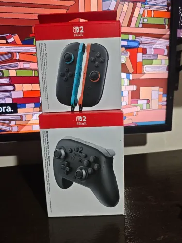 Joy con + pro controller Switch 2 lacrados