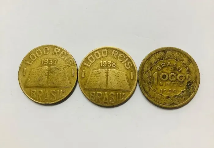 Moedas de 1000 Réis - Anos 30