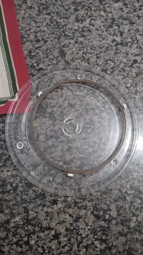 Prato grande de micro-ondas