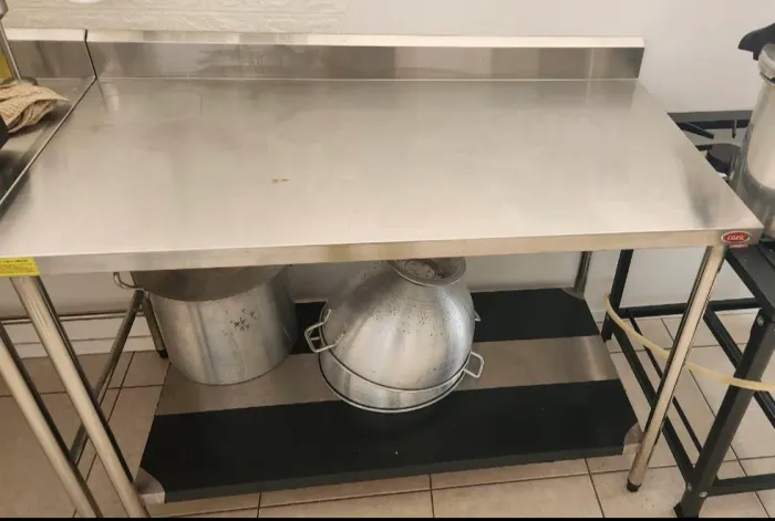 Mesa inox 301 1500x700mm