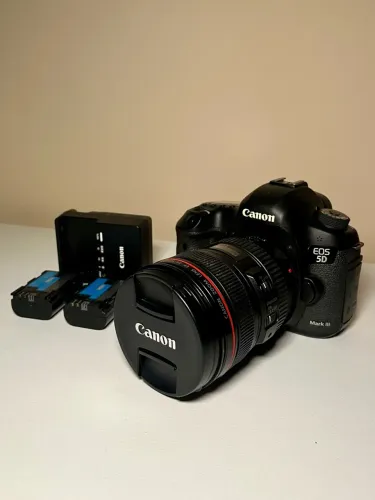 Canon EOS 5D Mark III + Lente 24-105mm L | Kit Completo