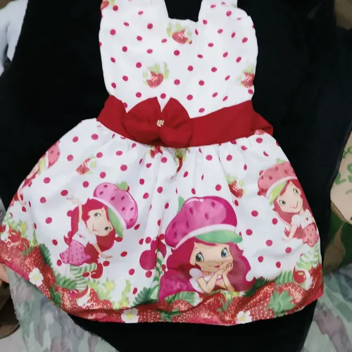 Vestido Moranguinho de Luxo