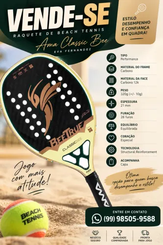 Raquete beach tennis