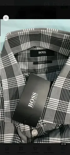 Camisa Hugo Boss modelo Gordon regular fit nova