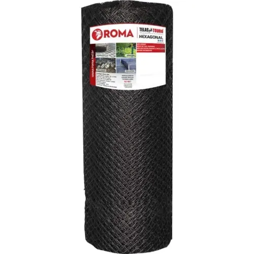Tela plástica hexagonal viveiro, 1,5 m x 50 m, ROMA