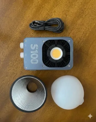 Led ZSYB 100w (Valor Real de Watts) Portátil Sem Ruído