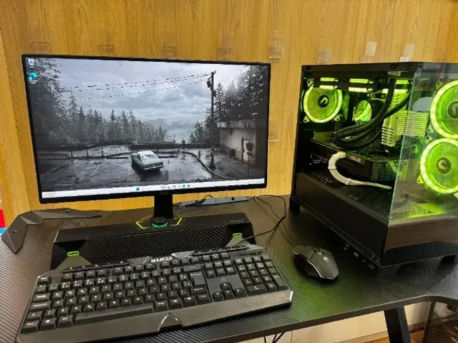 PC Gamer Completo | Asus 24" | Ryzen 5700x | Asus RTX 5060 | 32GB DDR4 | SSD 1TB | Wi-Fi
