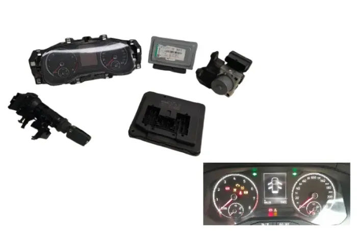 Kit Code Módulo Injeção Polo 1.6 16v Msi Manual 2018 2019 Vw 04E907425F / 04E906032AS