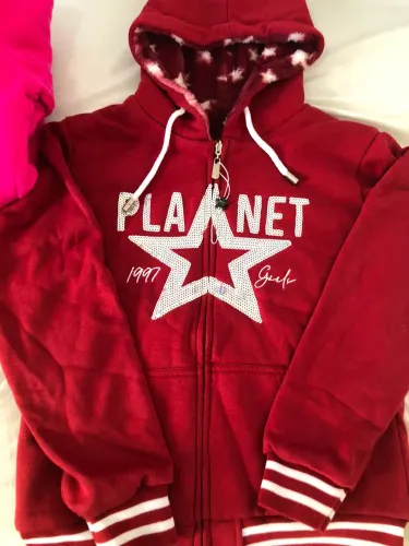 Blusa Moletom Planet Girls Original cor Vermelho | Campinas - SP