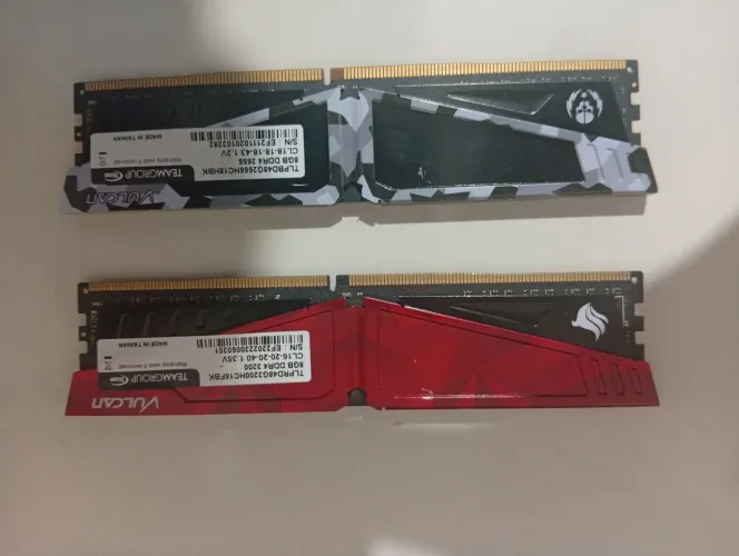 Memória ram vulcan 16 gb ddr4, 2666 MHz