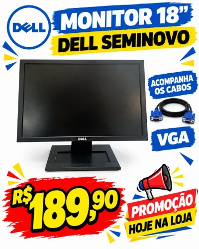 MONITOR DELL R$189.90 PROMOÇÃO HOJE 06/10