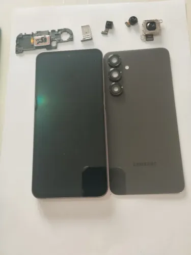 Frontal Samsung S 24 + bateria + câmeras e conector e tampa traseira