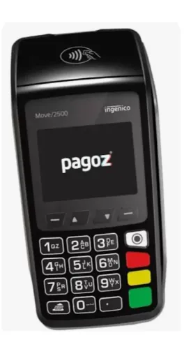 Maquininha de passar cartão da pagoz