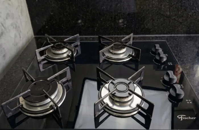 Fogão Cooktop Fischer 4Q Preto