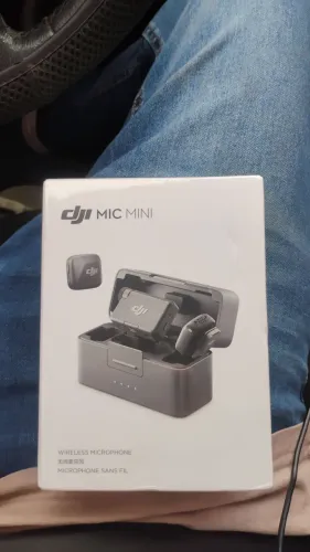 Microfone lapela dji 