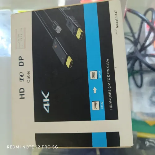 Cabo adaptador display port para HDMI