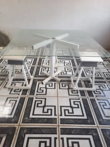 Mesa de vidro temperado!