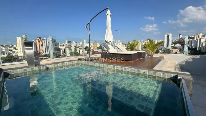 Cobertura à Venda no Silveira, Belo Horizonte  300m², 4 Quartos, 3 Suítes e Piscina Aqueci