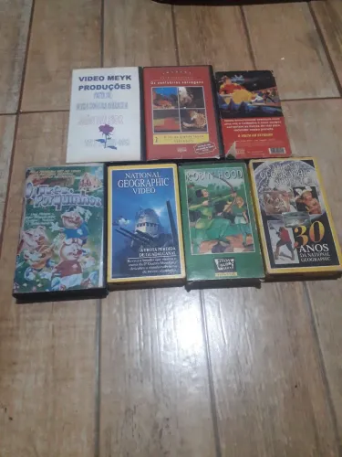Lote de fitas vhs
