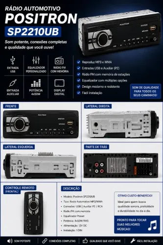 Vende-se esse rádio automotivo