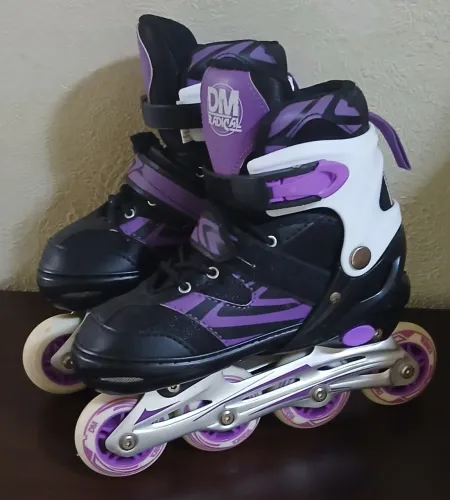 Patins infantil feminino tam 34-36