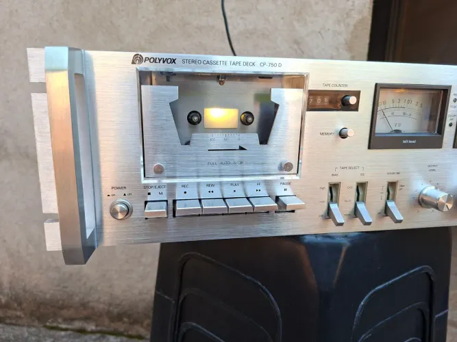 Tape deck polyvox cp750d n gradiente cce
