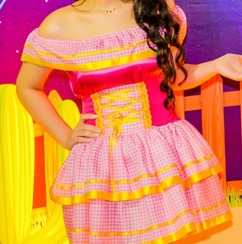 Vestido de festa junina 80 reais
