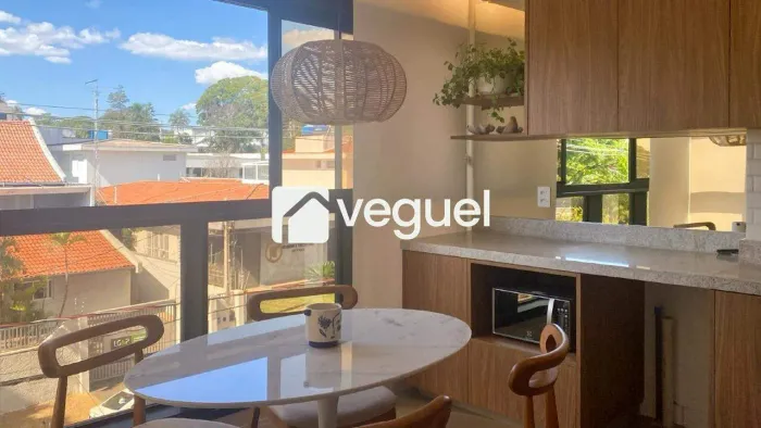 Apartamento mobiliado com 50m² para alugar com 1 suíte no bairro Nova Campinas - Campinas