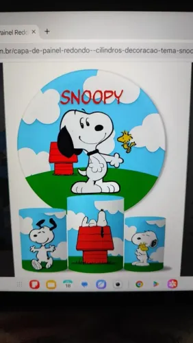 Painel Snoopy