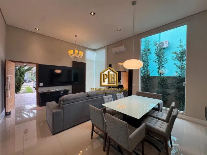Casa com 3 dormitórios para alugar, 146 m² por R$ 8.000,00/mês - Condomínio Terras de Atib