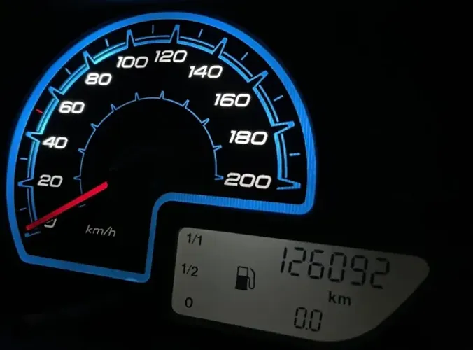 Painel de instrumentos de carro