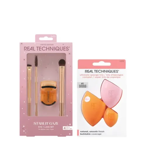Kit Real Techniques Pinceis e Esponjas (2 Conjuntos) Original