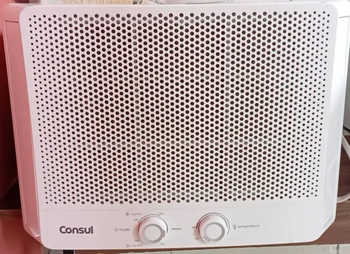 Ar condicionado 10.000btus com nona e manul completo potência impecável