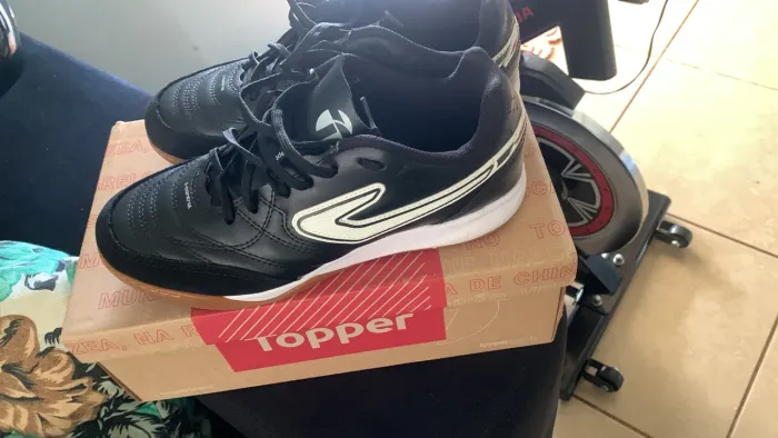 Chuteira futsal toper número 37