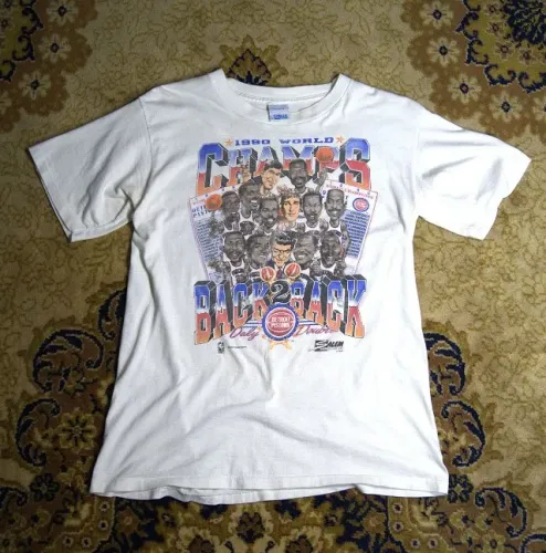 camiseta vintage detroit pistons 1990