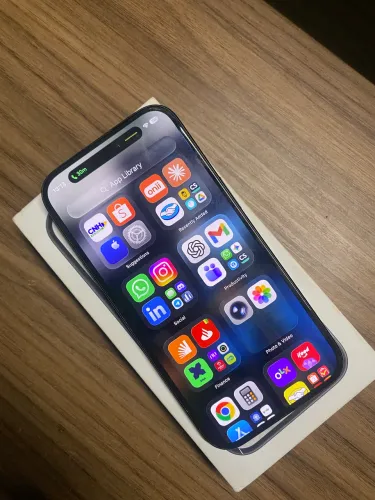 iPhone 15 128GB Preto - NF + Caixa + Bateria 100%