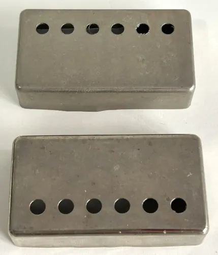 Par de capas para captadores humbucker Seymour Duncan para guitarra elétrica, em níquel